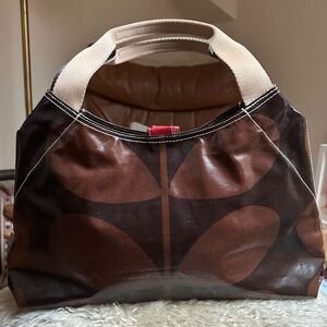 Orla Kiely large stem hand bag